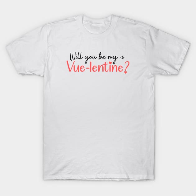 Valentine heart funny pun for software engineer T-Shirt by jingereuuu